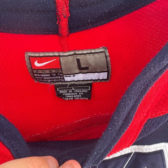 Nike Red and Blue Sports Jersey - Picture 3 of 3